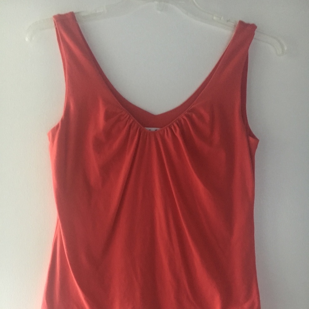 CAbi coral sleeveless top